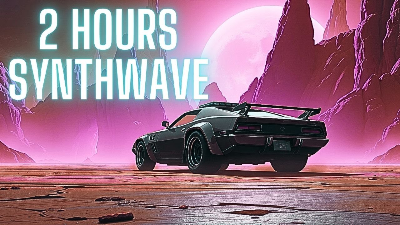 2 Hour | Synthwave, Retrowave, Vaporwave Mix | Work &bull; Study &bull; Relaxation