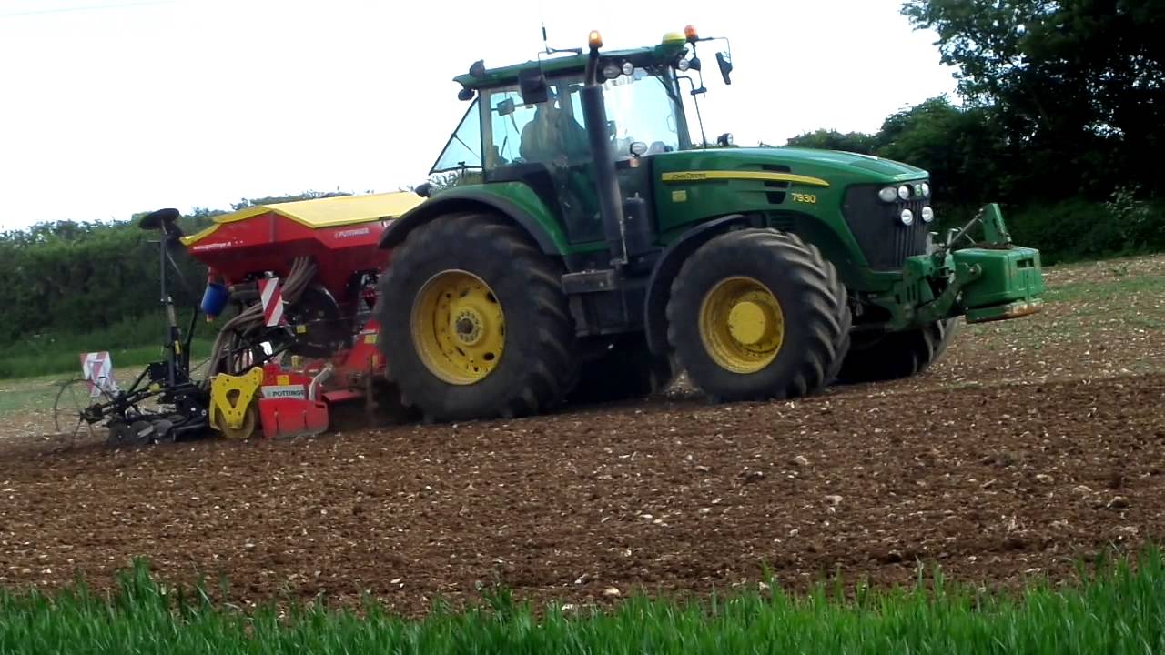 John Deere 7930 & Pottinger Seed Drill