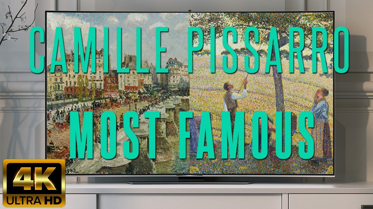 30 MOST FAMOUS PISSARRO PAINTINGS | 4K ART SCREENSAVER | BEAUTIFUL VINTAGE ART SLIDESHOW FULLSCREEN