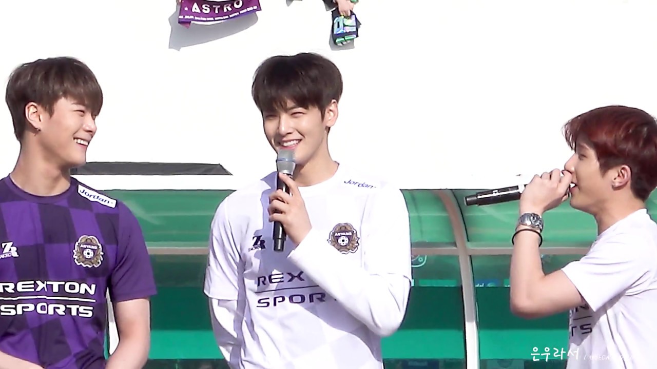 [4K] 180311 ASTRO FC안양홈개막전축하공연 멘트,Baby (차은우focus)