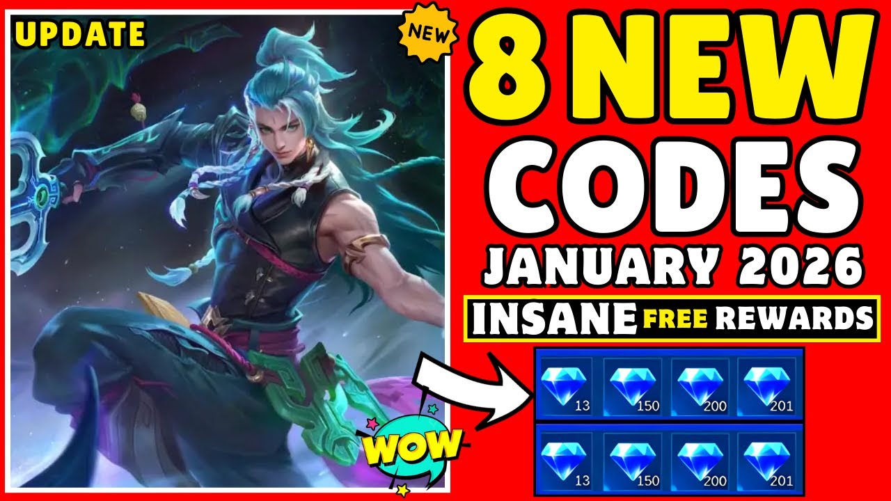 Mobile Legends Redeem codes 15 January, 2026 - MLBB Diamond Codes + Promo Diamonds Mega Sale 2026