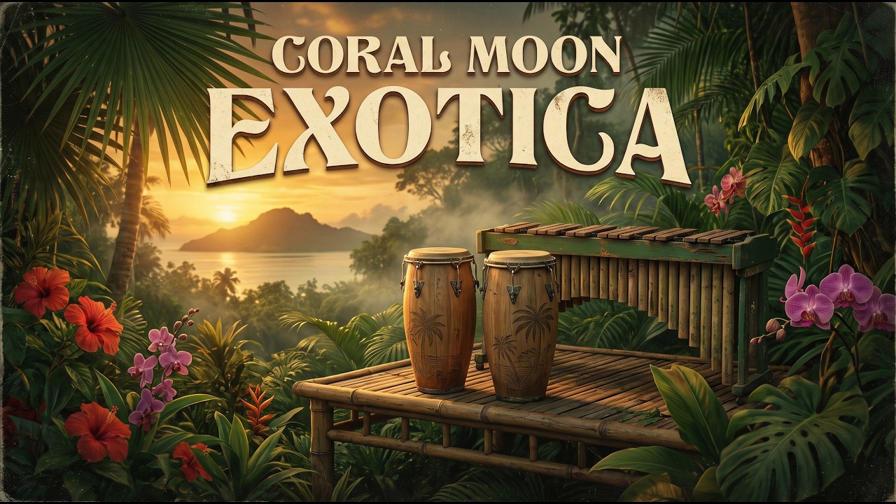 1960s Exotica Lounge 🌺 &ldquo;The Forbidden Island&rdquo; 🏝️ | Tropical Bongo & Marimba Dreams