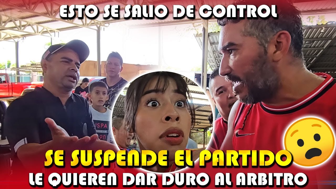 EL PARTIDO SE SUSPENDE POR AGRESION3S AL ÁRBITRO. Y los capitanes han tomado esta decisión…🤐😬