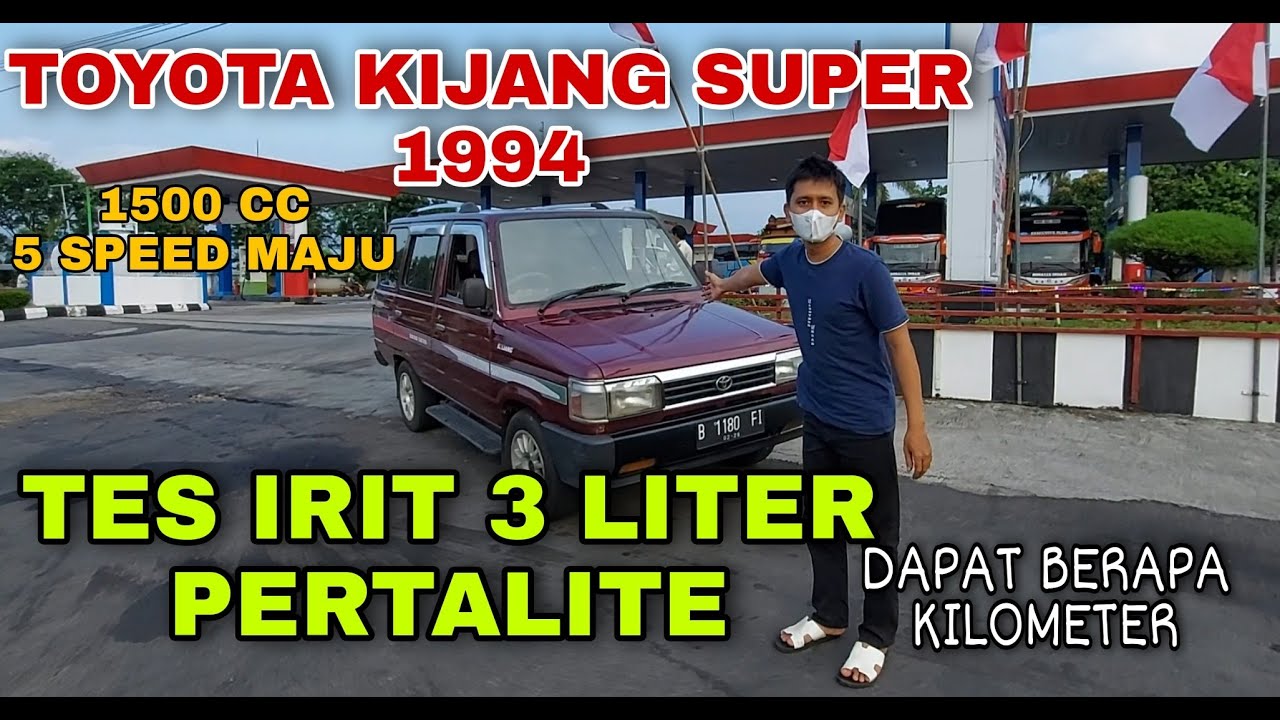 TES KIJANG SUPER 1994 INI 1 LITER PERTALIT BISA 14 KILOMETER