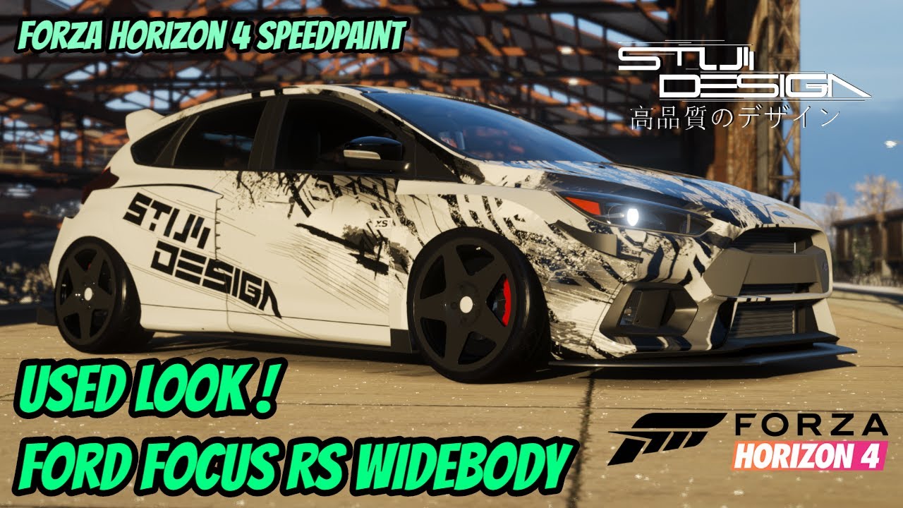 Ford Focus RS Widebody USEDLOOK - Forza Horizon 4 Design / Speedpaint