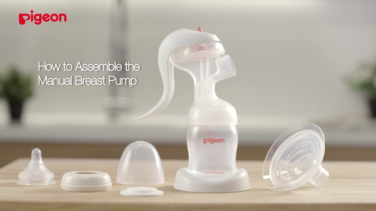 How To Assemble & Disassemble PIGEON Manual Breast Pump