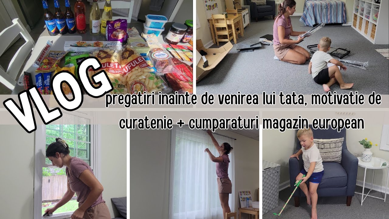 VLOG | Ne pregatim de venirea lui tata | Cumparaturi magazin european din America