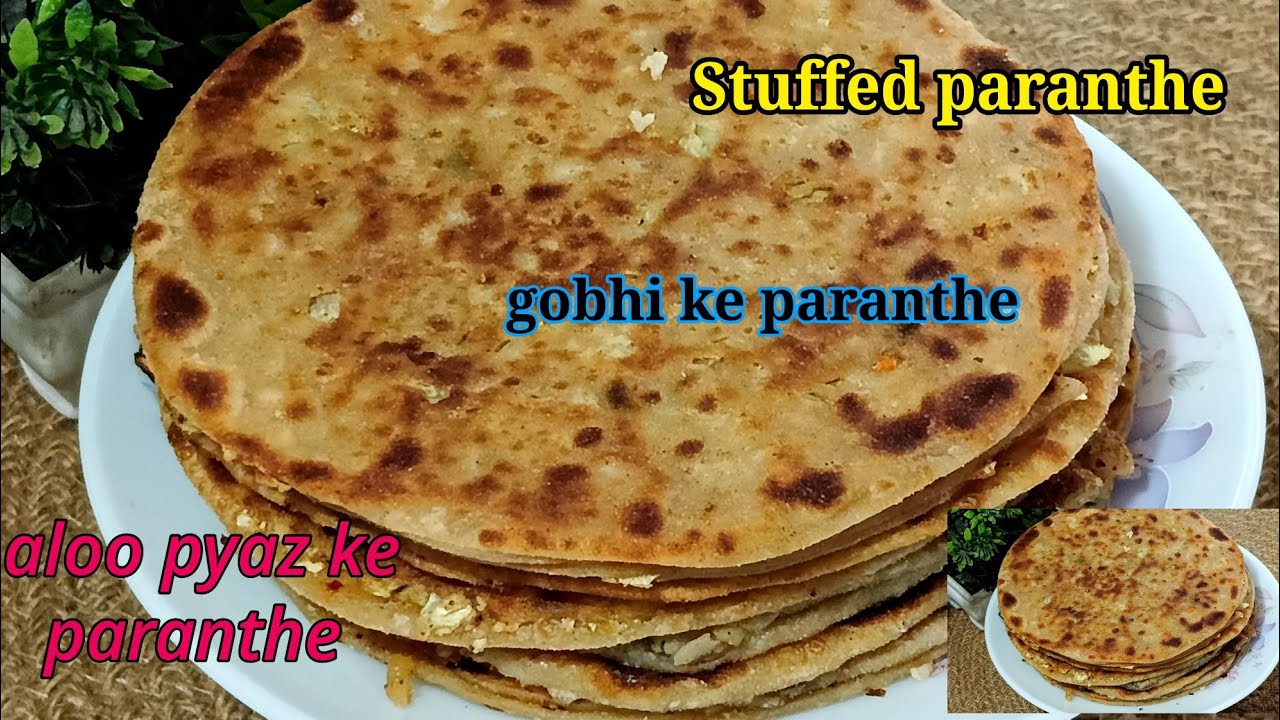 Gobhi ke parathe and aloo pyaz ke parathe | 2 types winter special paranthe 