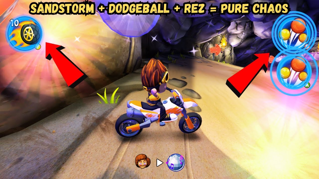 CRAZY Rez Sandstorm Dodgeball Challenge 😱 Surviving the IMPOSSIBLE!  Beach Buggy Racing 2