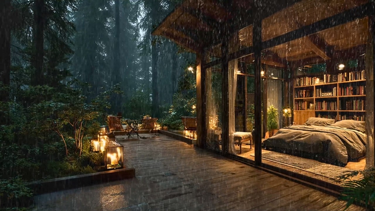 Lluvia Relajante Sin Anuncios para Dormir Mejor - Sonido de Lluvia para Combatir el Insomnio