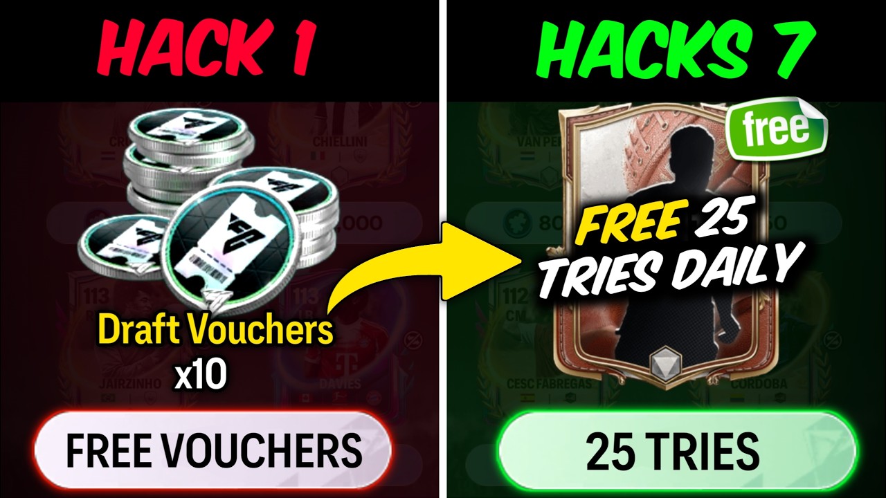 FREE 25 Packs Daily - 7 Smart FC Mobile Hacks Revealed | Mr. Believer