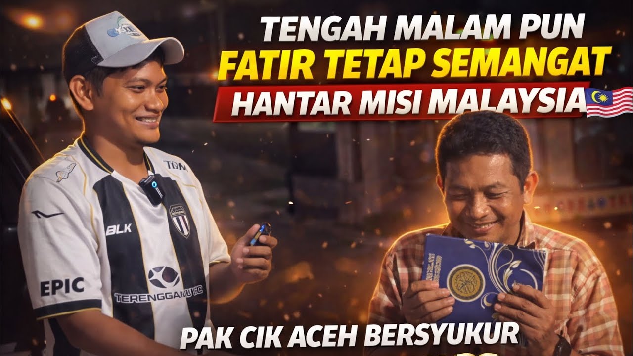 Sebak Gile!! Pakcik Ini Sampai Menangis Terharu Dapat Sumbangan Al-Qur`an Dari Malaysia