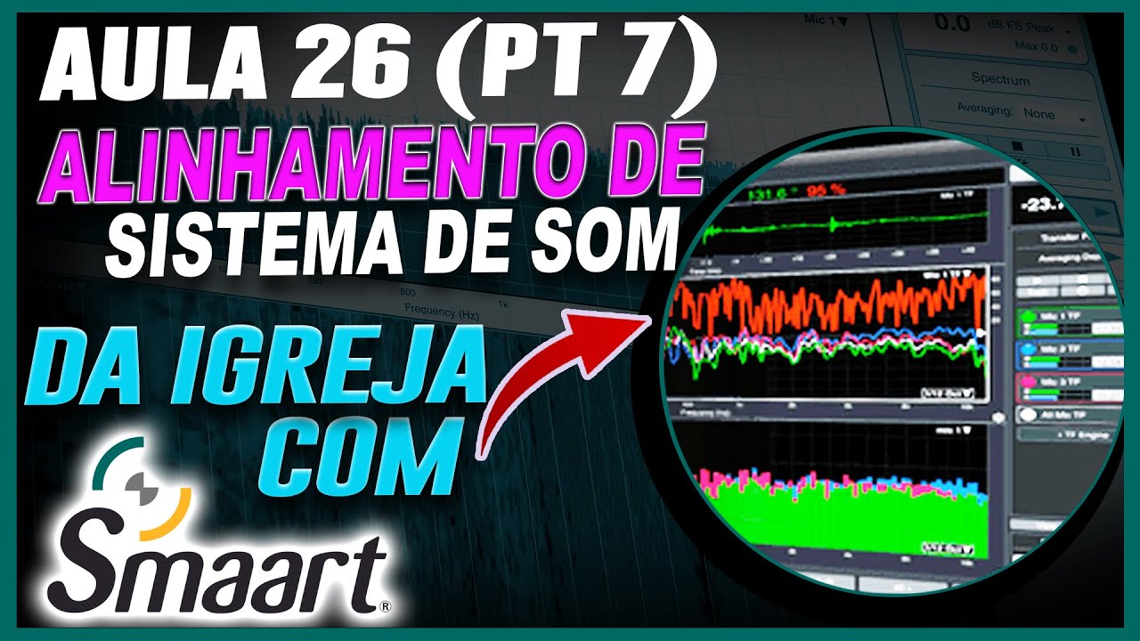 AULA 26 - ALINHAMENTO DE SOM DA IGREJA COM SMAART (PT 7)
