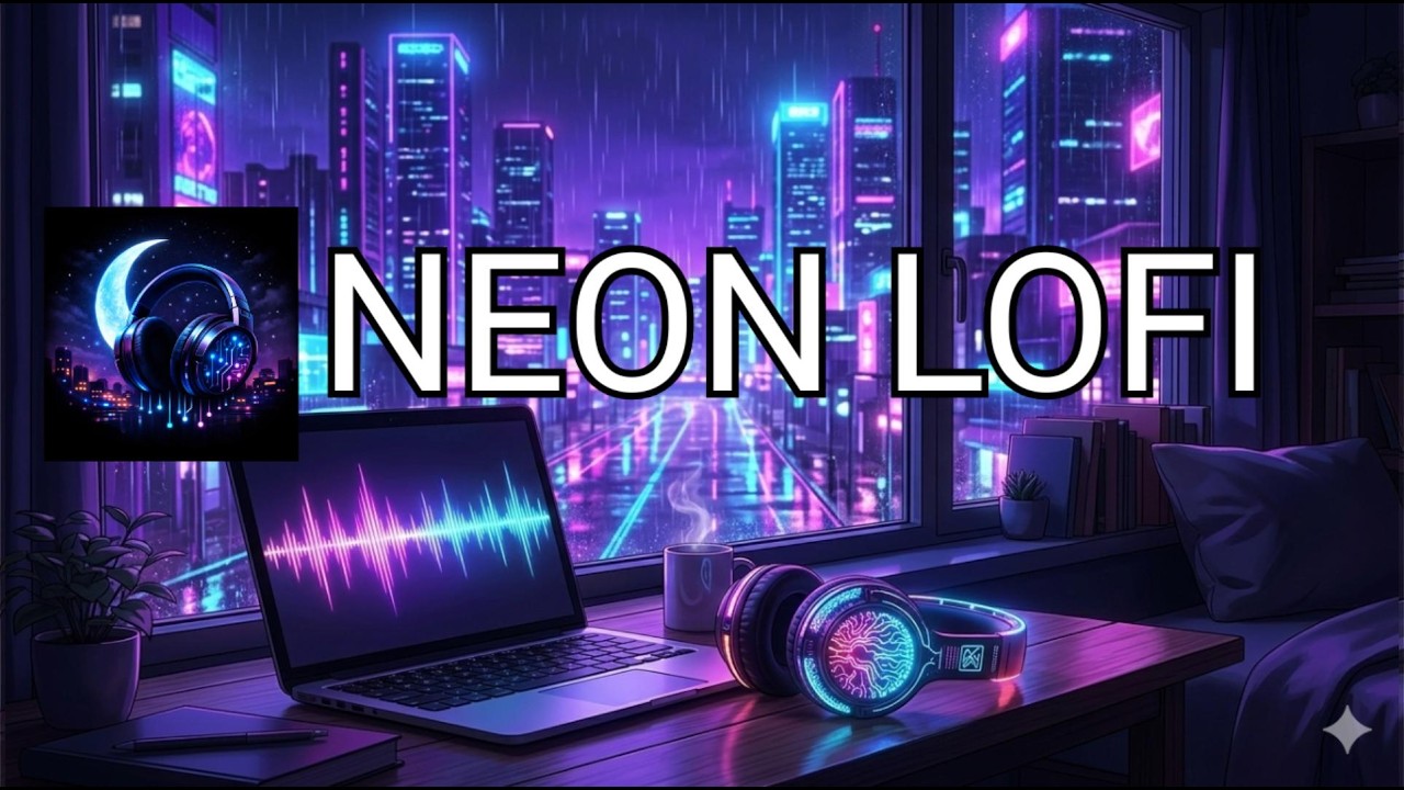 Neon City Neural LoFi 🌆 | AI Chill Study Beats for Focus & Coding