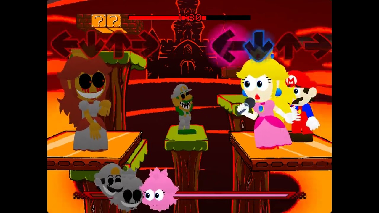 Infernal Fury | Princess Peach And Mario.EXE Sing Starman Slaughter (Mario's Madness)