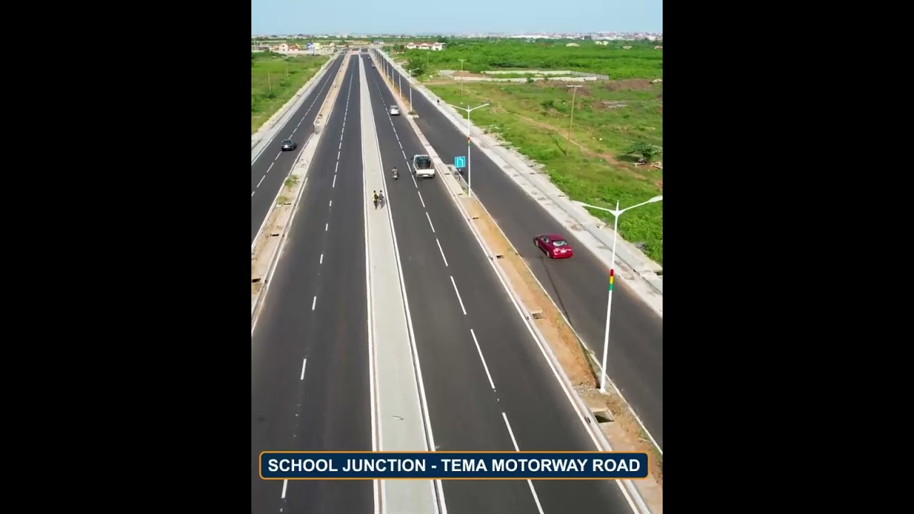 Video: The School Junction -Tema Motorway Project....#Roadsfordevelopment