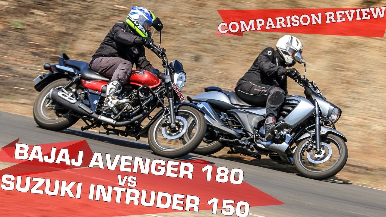Bajaj Avenger 180 vs Suzuki Intruder 150 | Best Urban Cruiser? | Comparison Review | ZigWheels.com