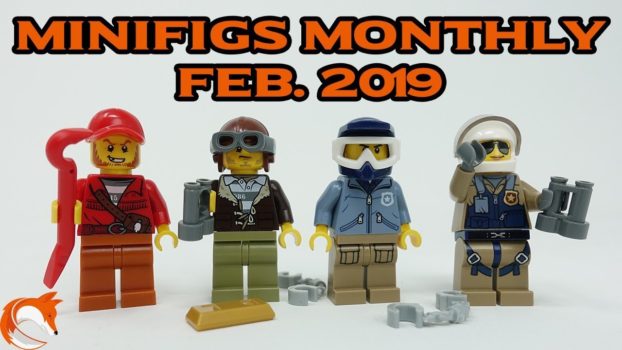 MiniFigs Monthly Feburary 2019 LEGO Themed Pack Opening Review Unboxing