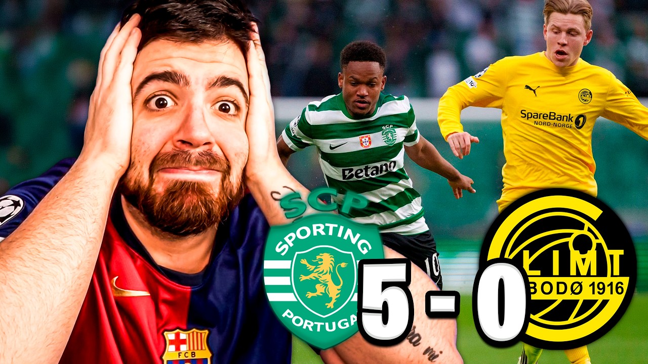 LA COBRA REACCIONA Y OPINA DE LA DERROTA DEL BODO GLIMT 0 - 5 SPORTING | CHAMPIONS LEAGUE