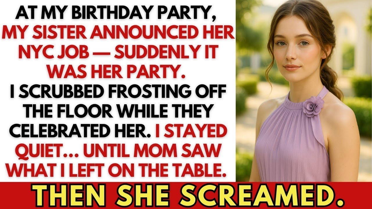 At My Birthday Party My Sister Announced Her NYC Job—Suddenly It Was Her Party  I Stayed Quiet, Then