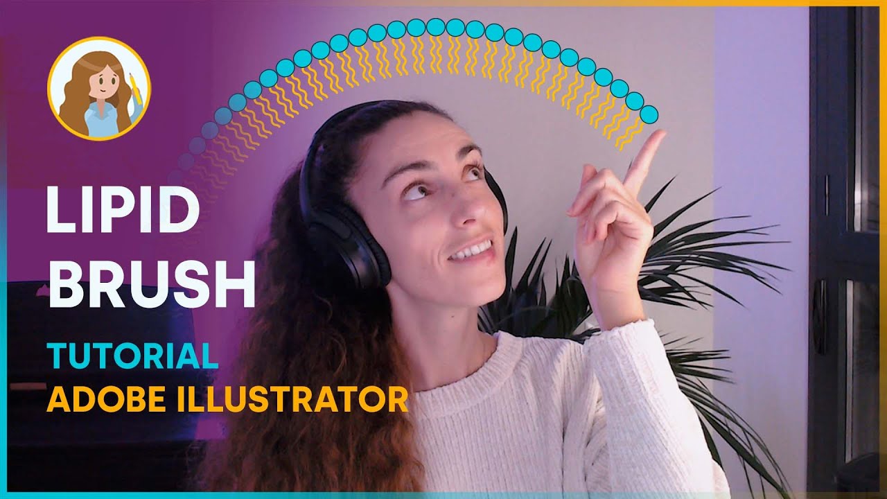 Scientific Illustration - Draw Lipids Easily in Illustrator with Custom Brush