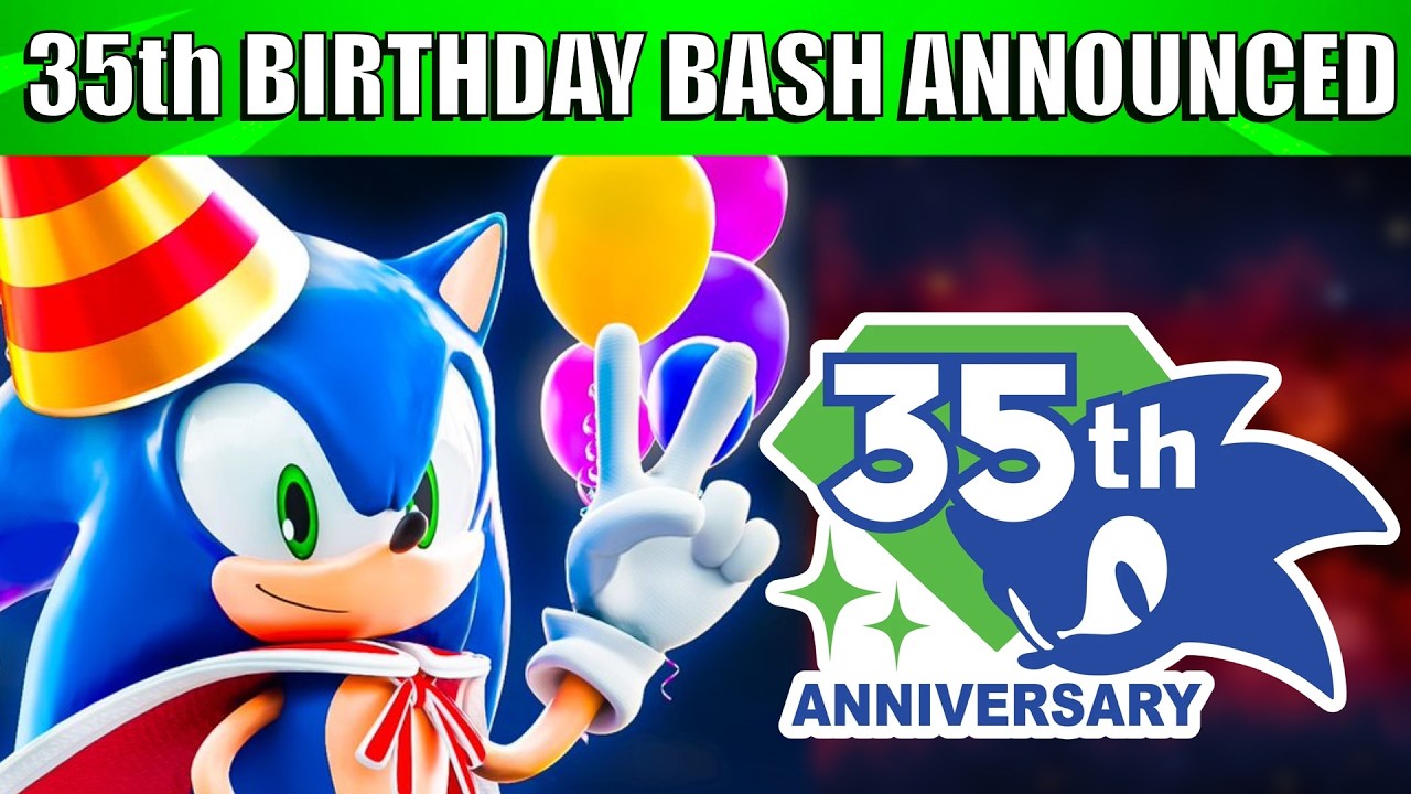 ОФИЦИАЛЬНО АНОНСИРОВАНА БОЛЬШАЯ вечеринка в честь 35-летия Sonic
