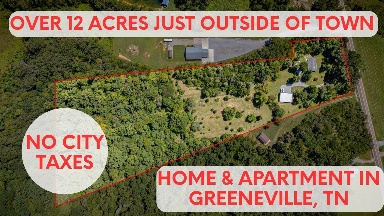 Rare Find in Greeneville, TN: Over 12 Acres Within 5-minute Drive to Downtown - 860 Baileyton Rd