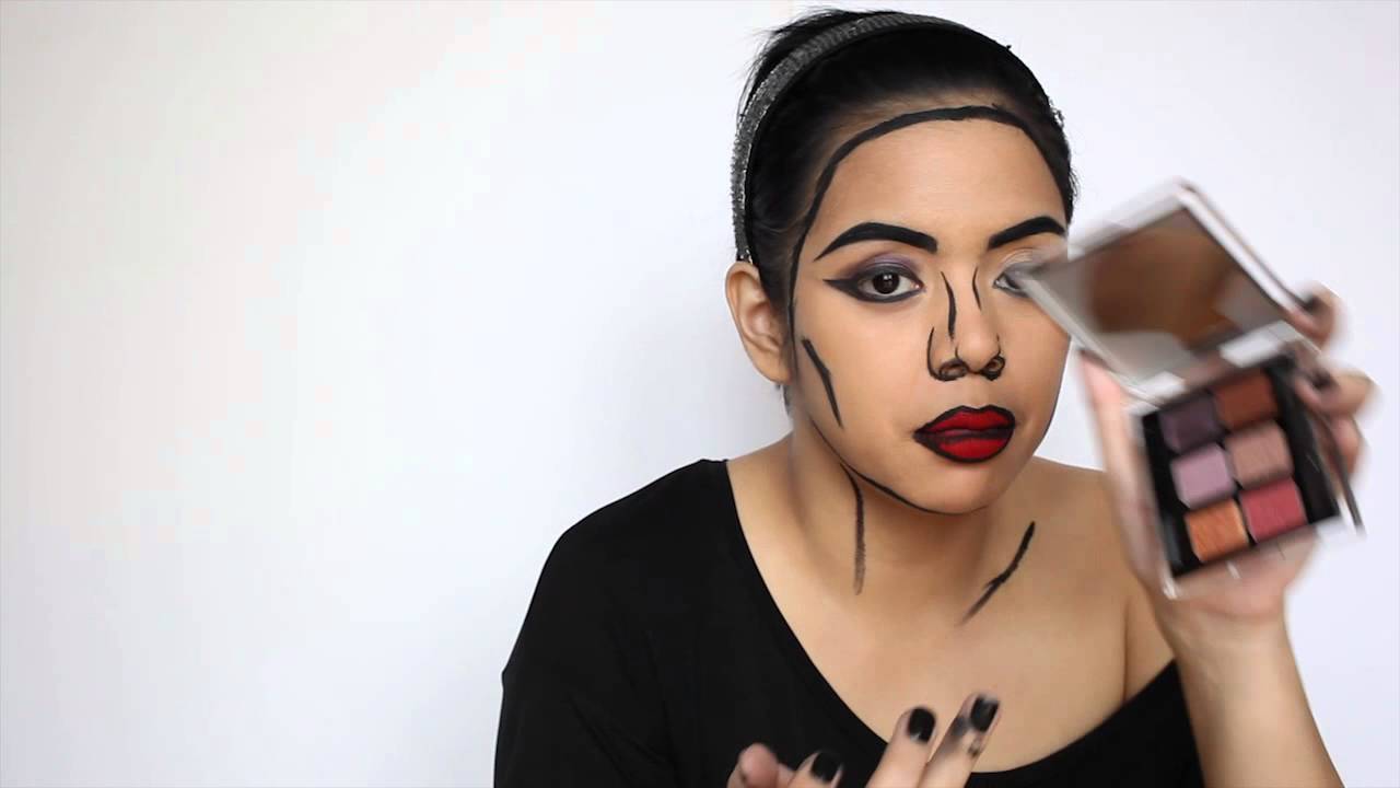 How To: Roy Lichtenstein-inspired Pop Art Makeup, A Tutorial!