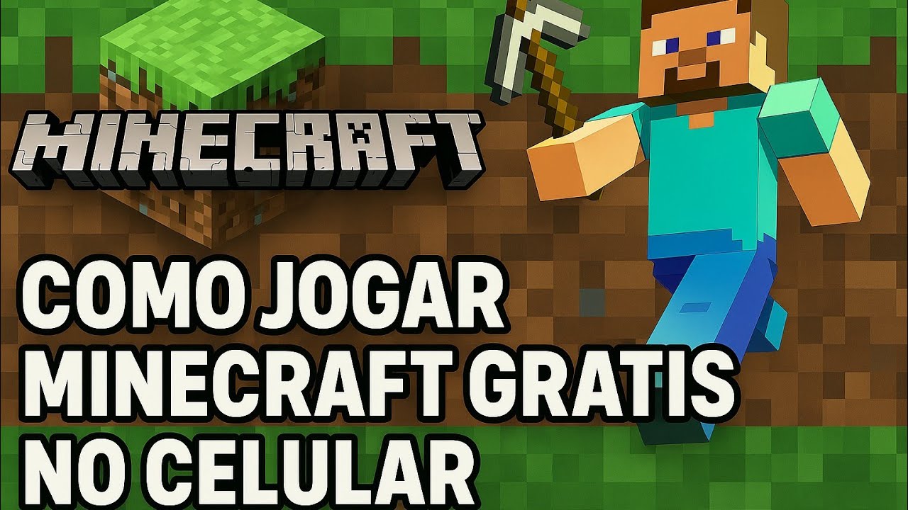 NÃO É BEDROCK! Veja como jogar MINECRAFT JAVA no celular grátis! 😳📲