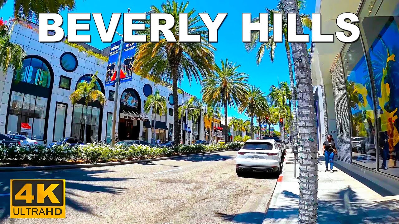 Walking Tour of Rodeo Drive in Beverly Hills, Los Angeles, California