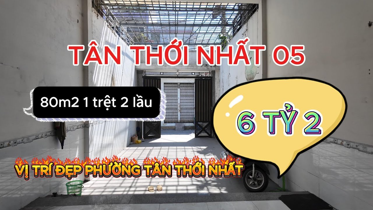 BÁN NHÀ PHƯỜNG TÂN THỚI NHẤT QUẬN 12 | TÂN THỚI NHẤT 05
