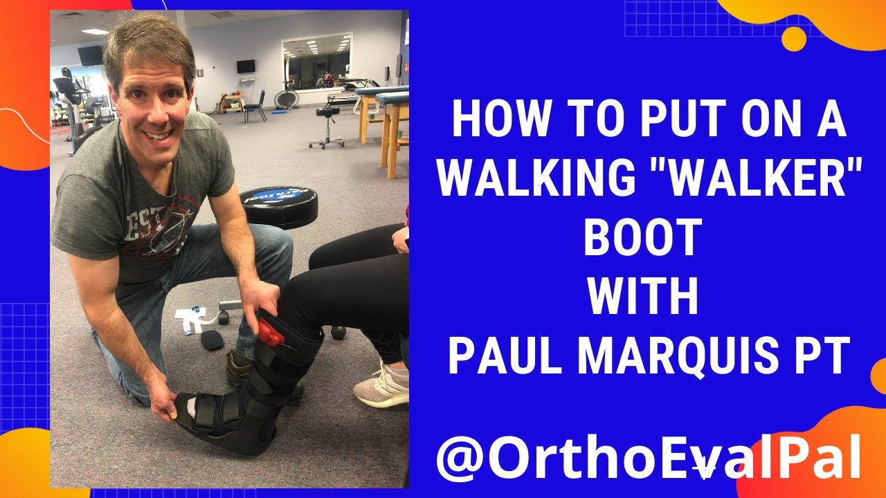 How to put on a walking 