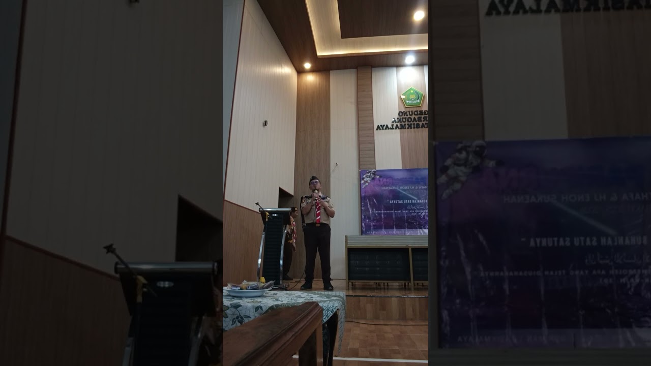 Bismillah🤲 Sambutan di acara sidang paripurna pramuka mansatas