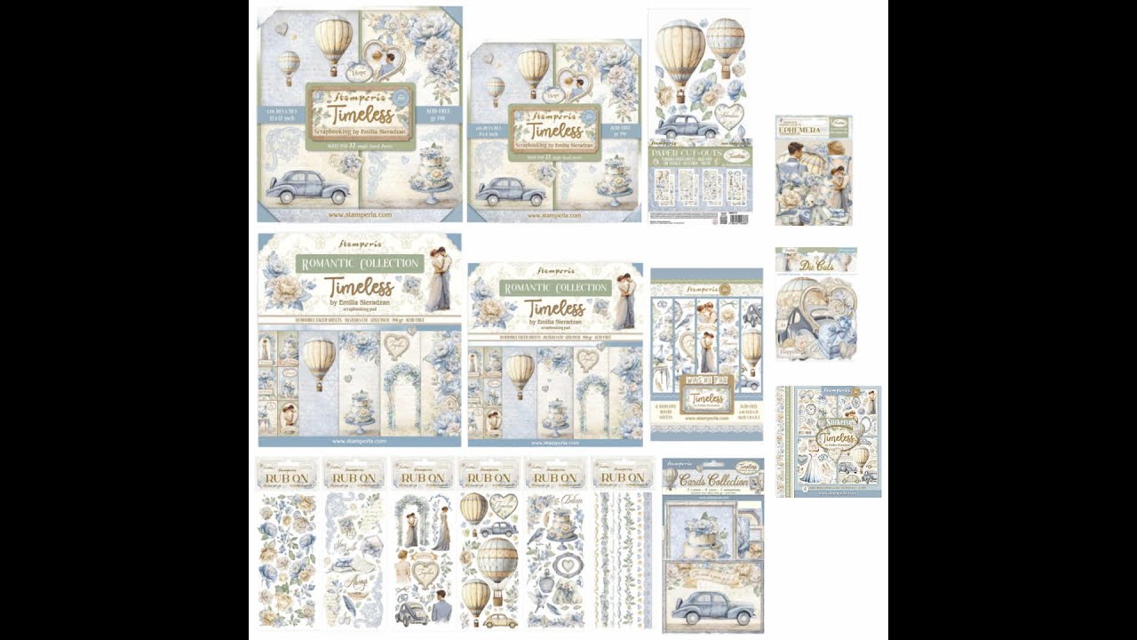 Stamperia 20% off special timeless collection