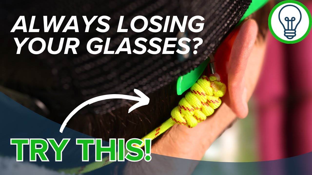 How to Secure Your Eyeglasses with a Paracord Strap