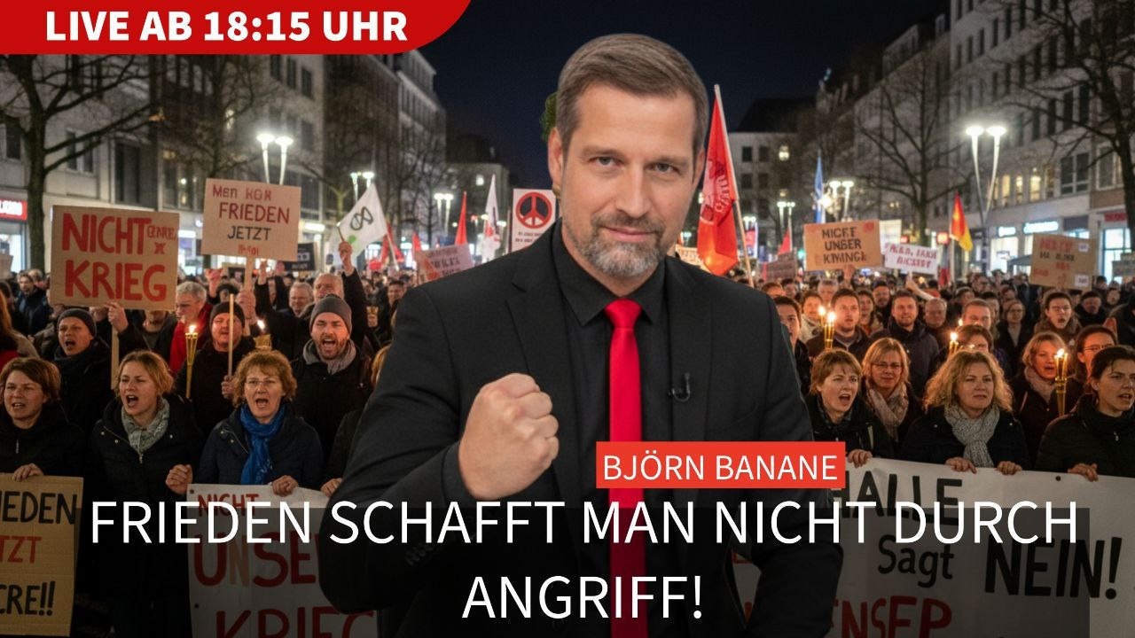 ► LIVE DEMO! FRIEDEN SCHAFFT MAN NICHT DURCH ANGRIFF!