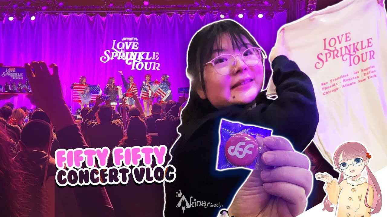 FIFTY FIFTY CONCERT VLOG In New York City 💗 My First Concert ~