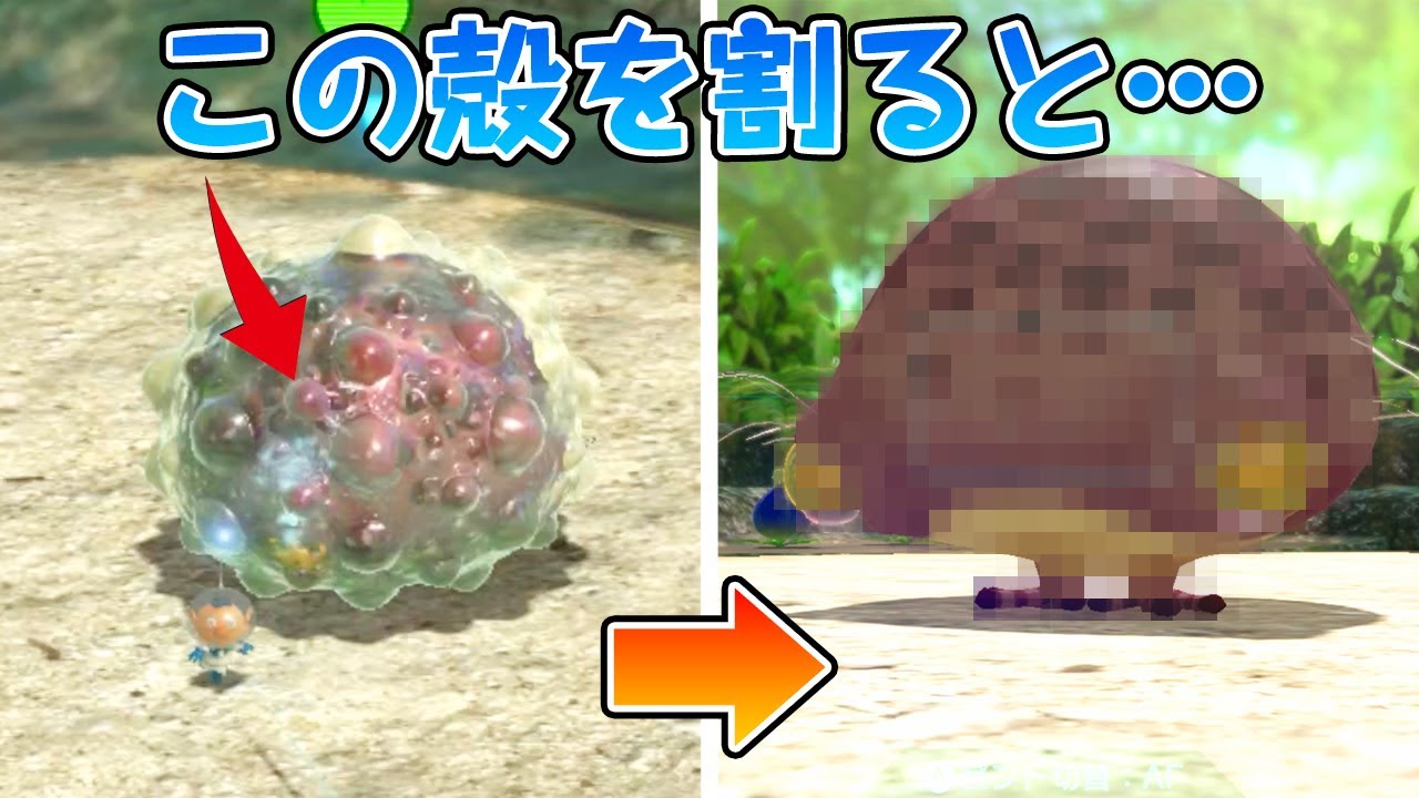 ピクミンの世界で水中にいた生物が陸にあがった姿がヤバすぎた…【原生生物進化の奇跡】