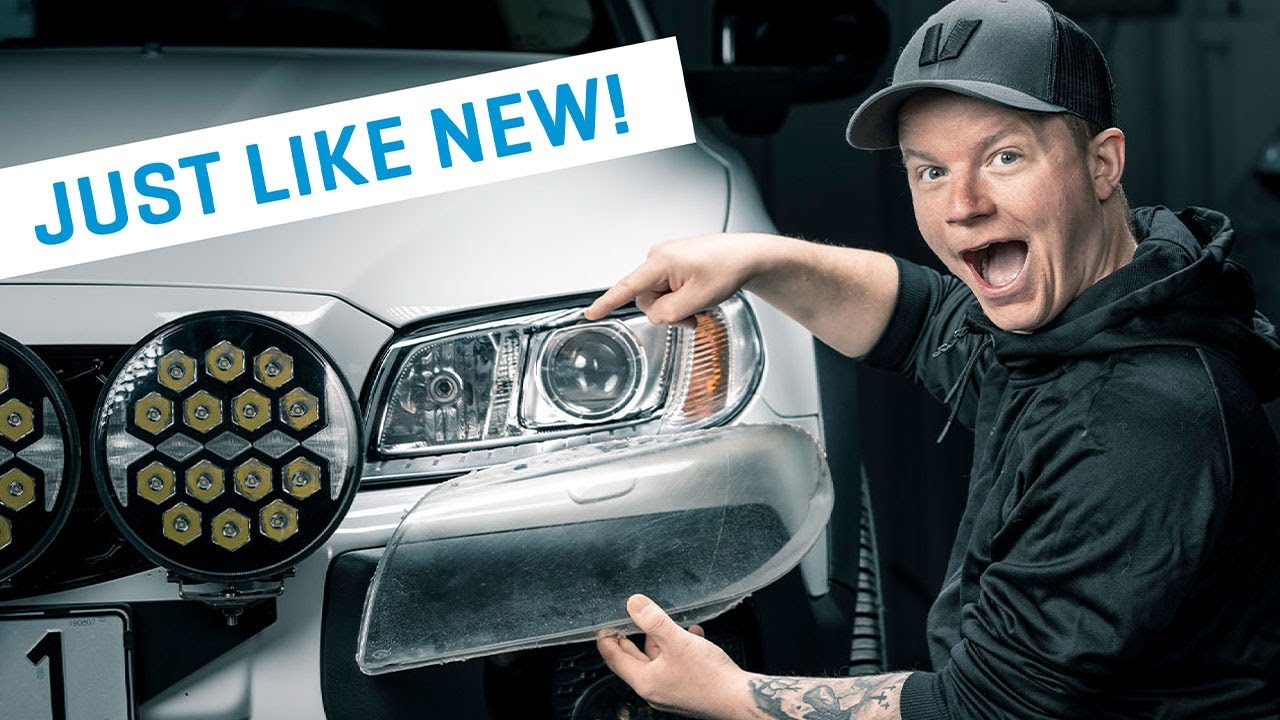 How to change headlightlens on Volvo V70, XC70 08-16 - Looks like new!