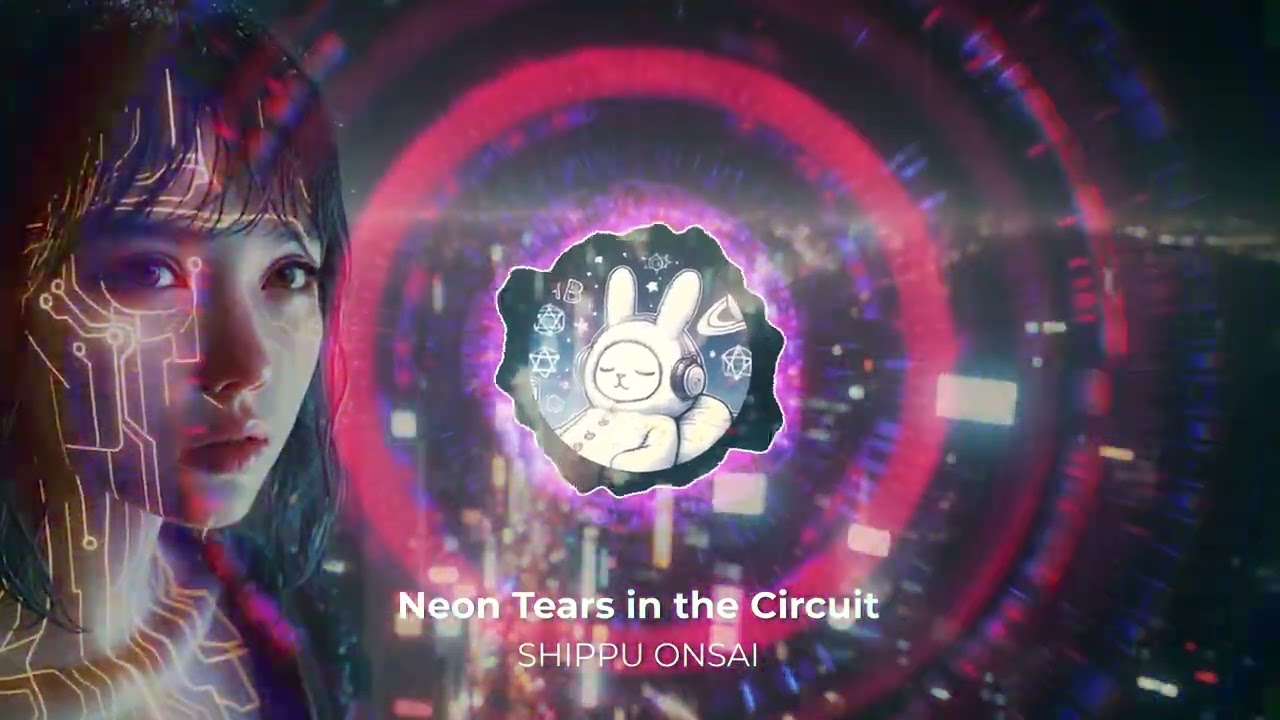 1 HOUR of Cyberpunk Rain & Neon Lights - Neon Tears in the Circuit