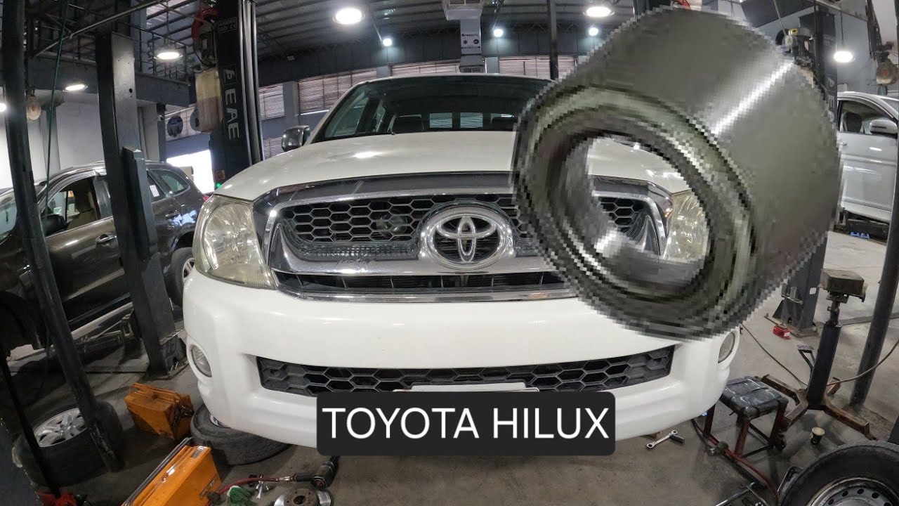 front wheel bearing replacement ... toyota hilux 2005-2015 (torque specs)