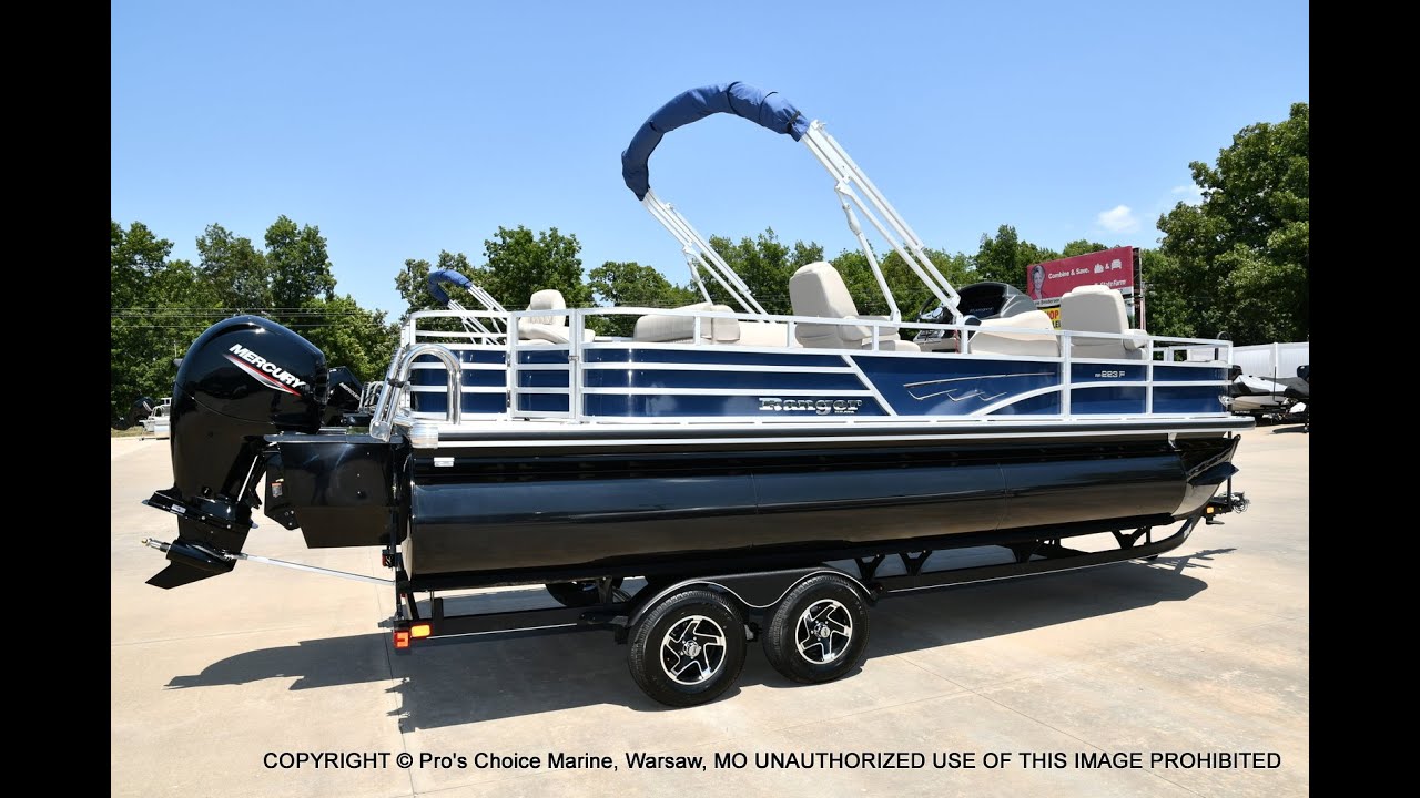 2024 Ranger pontoon boat 223F Fish Tri-Toon w/150HP Mercury 4 Stroke!!  Stock# R1503