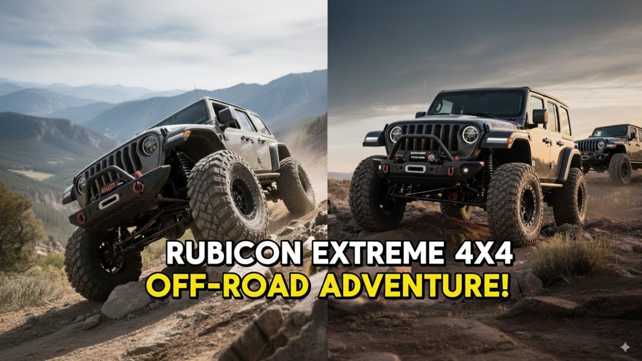 Extreme Jeep Wrangler Rubicon 4x4 Off-Road Build: Fully Modified Adventure