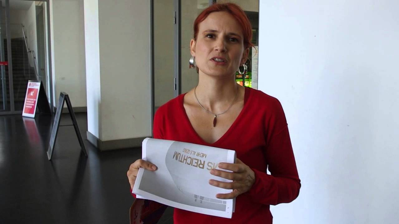 Katja Kipping auf der MS Reichtum