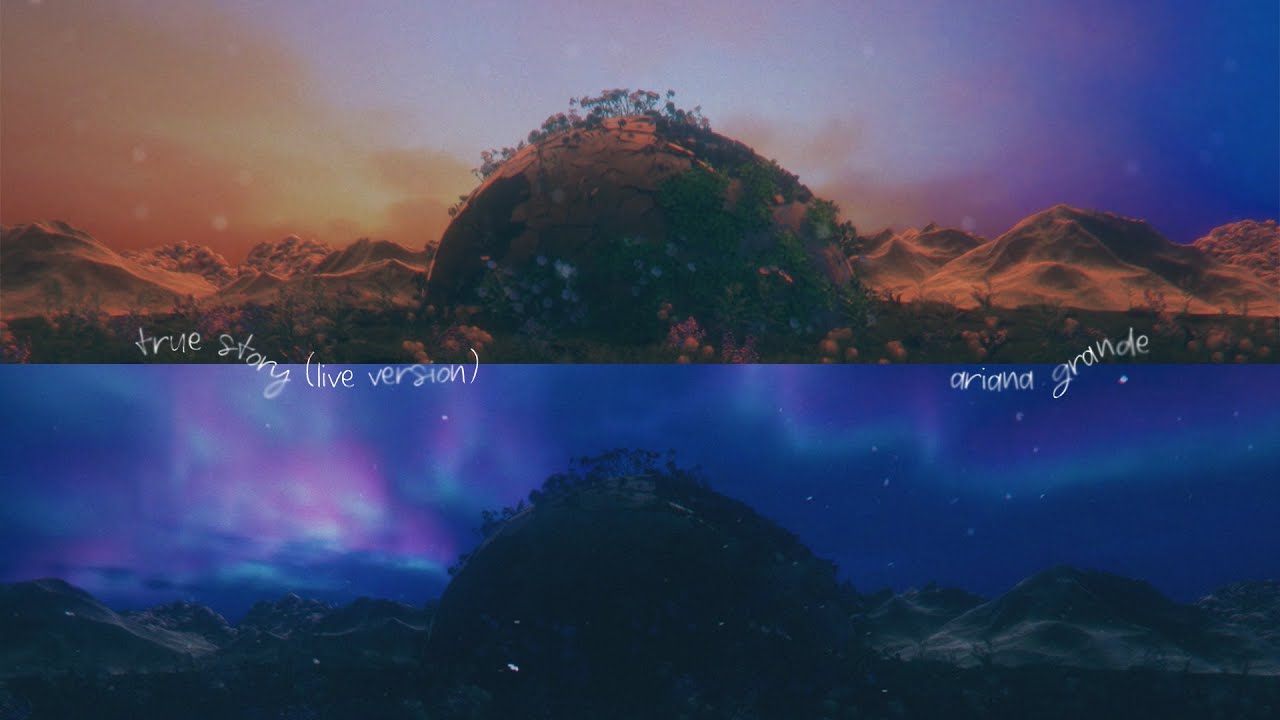Ariana Grande - true story (live version & visual)