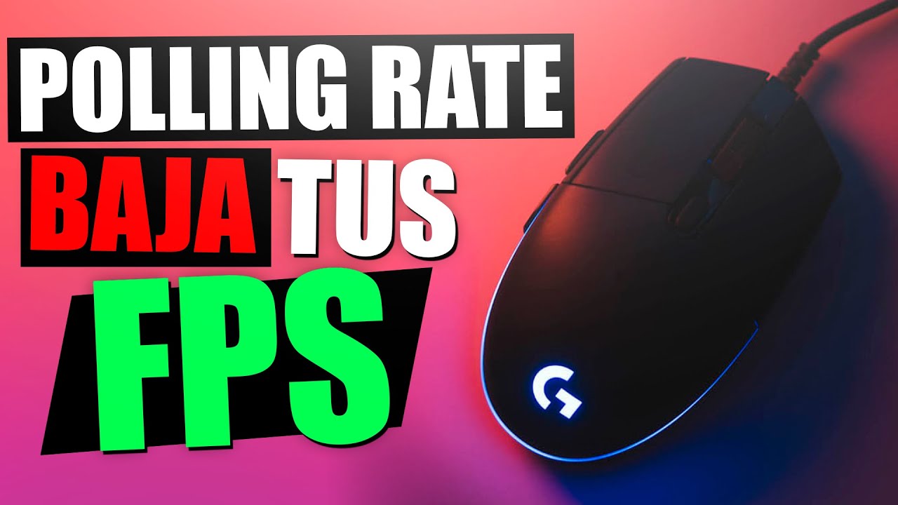 Así AFECTA el POLLING RATE de tu MOUSE GAMER a tus FPS Y RENDIMIENTO | Comparando 100Hz vs 1000Hz