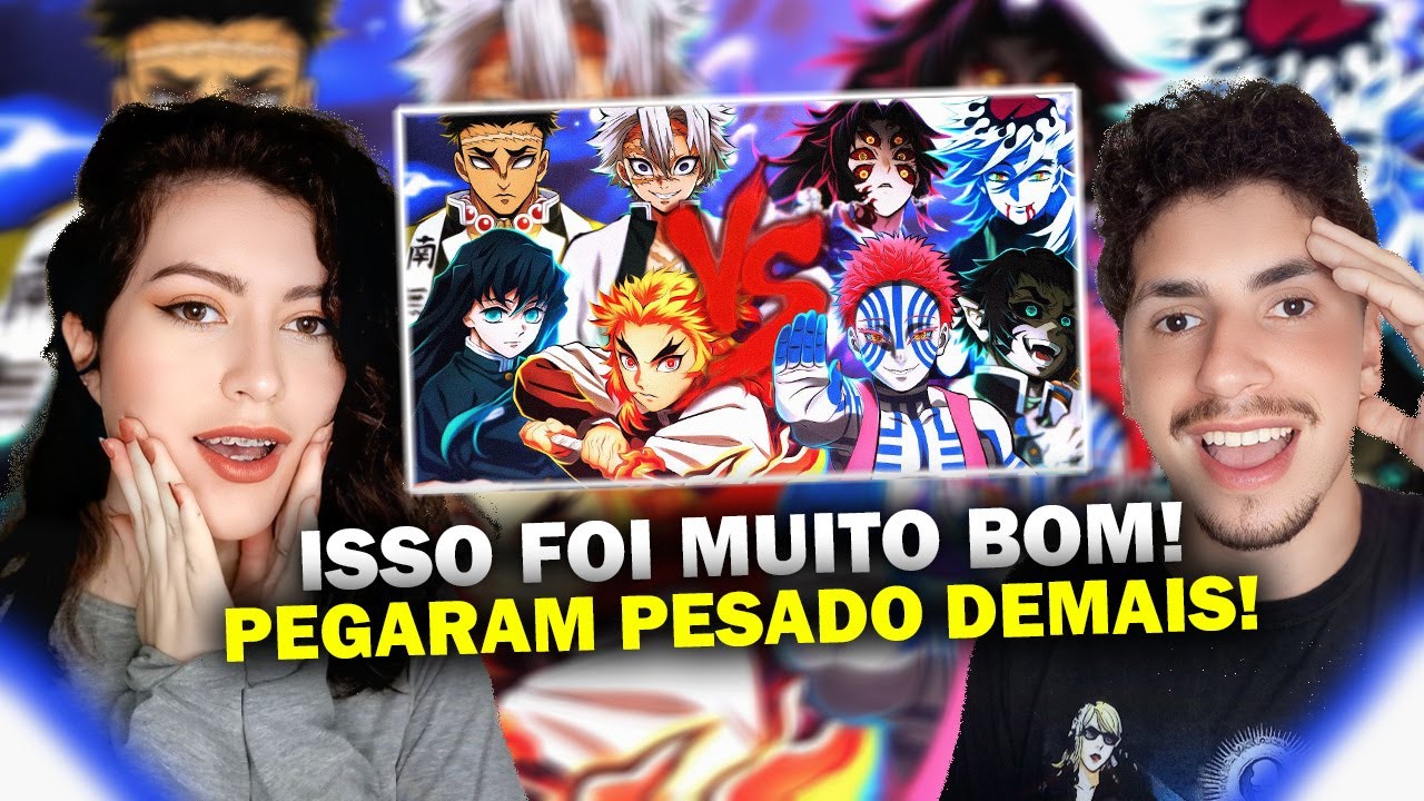 REACT Luas Superiores VS. Hashiras | Combate de Rimas (Prod. Micael)