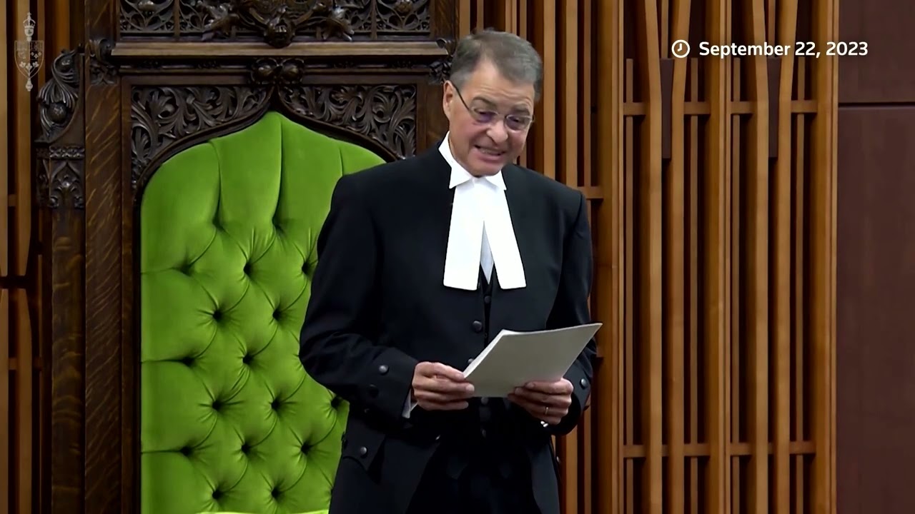 Canada House speaker apologizes for inviting Nazi veteran