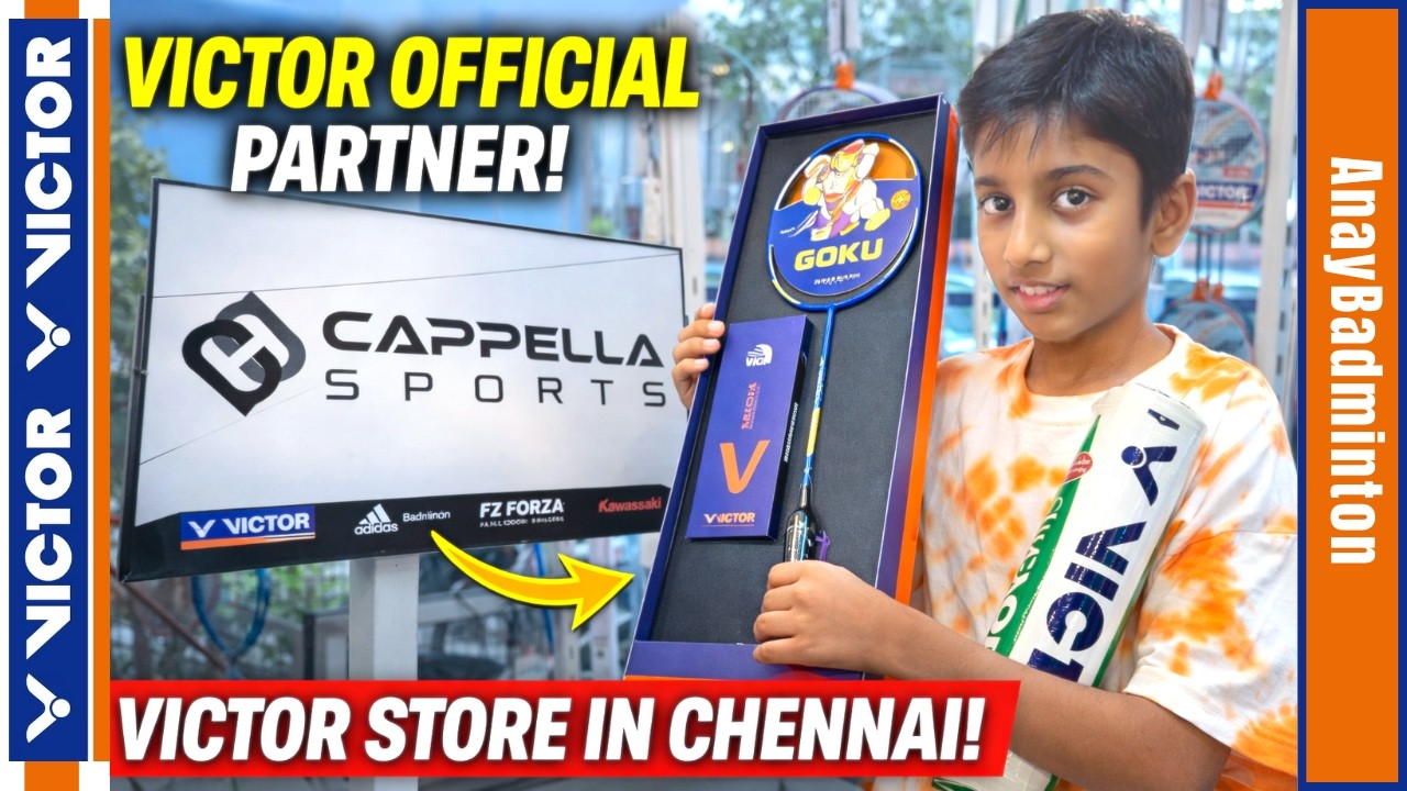 I Visited the Victor Showroom by Cappella Sports in Chennai!