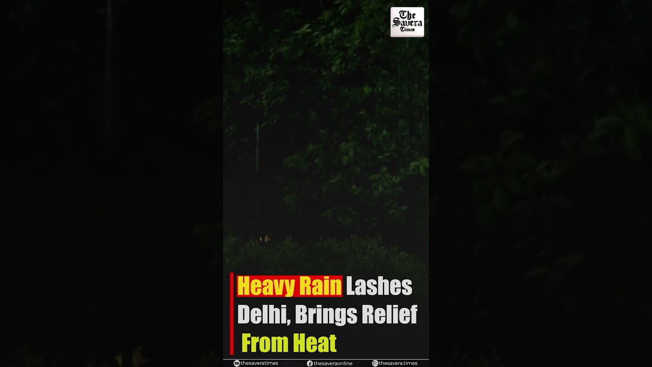 Heavy Rain Lashes Delhi, Brings Relief From Heat